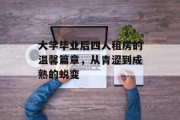 大学毕业后四人租房的温馨篇章，从青涩到成熟的蜕变