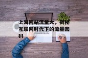 上海网站流量大，揭秘互联网时代下的流量密码