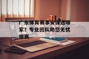 广东体育赛事安保选哪家？专业团队助您无忧观赛