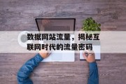 数据网站流量，揭秘互联网时代的流量密码