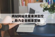 揭秘网站流量来源监控，助力企业精准营销