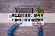 网站监控流量，提升用户体验，优化运营策略