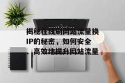 揭秘在线刷网站流量换IP的秘密，如何安全、高效地提升网站流量