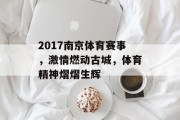 2017南京体育赛事，激情燃动古城，体育精神熠熠生辉