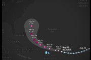 艾琳在加勒比海升级为 “危险的” 四级风暴