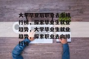 大学毕业后职业去向排行榜，探索毕业生就业趋势，大学毕业生就业趋势，探索职业去向排行榜