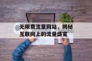 无限费流量网站，揭秘互联网上的流量盛宴
