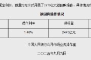 央行公开市场今日净回笼87亿元