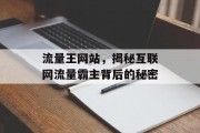 流量王网站，揭秘互联网流量霸主背后的秘密