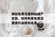 揭秘免费流量网站国产优势，如何利用免费流量提升品牌知名度