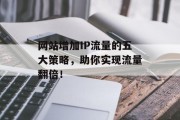 网站增加IP流量的五大策略，助你实现流量翻倍！