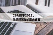 CBA赛事2022，激情燃烧的篮球盛宴