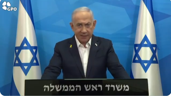 内塔尼亚胡透露:正在7条战线作战