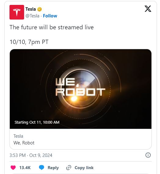 特斯拉机器人出租车长啥样?消息称是双座、车门像蝴蝶翅膀向上开启