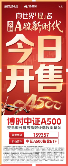 捕捉新兴产业发展趋势,博时中证A500ETF11月5日重磅发售!