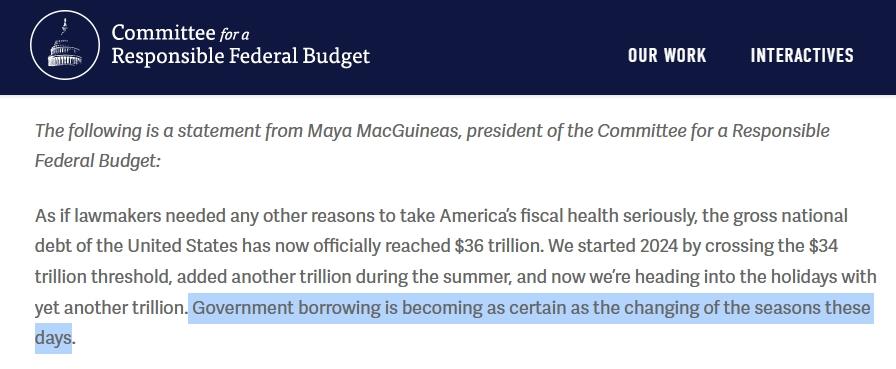 36034994586981美元!美国国债总额再创新高