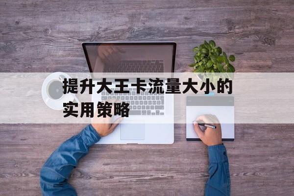 提升大王卡流量大小的实用策略