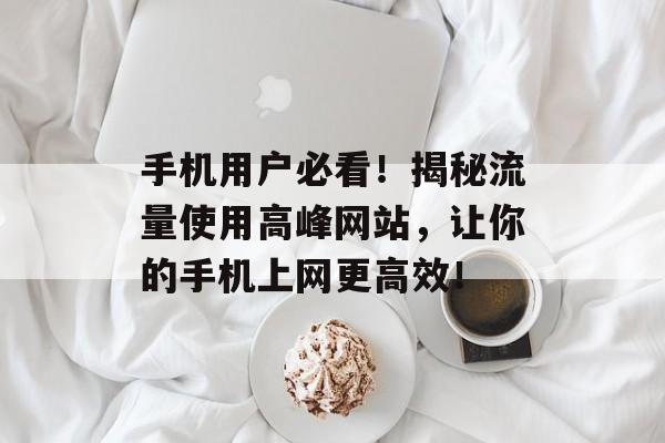 手机用户必看！揭秘流量使用高峰网站，让你的手机上网更高效！