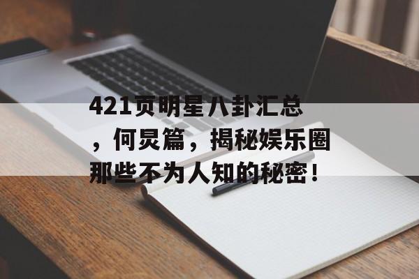 421页明星八卦汇总，何炅篇，揭秘娱乐圈那些不为人知的秘密！