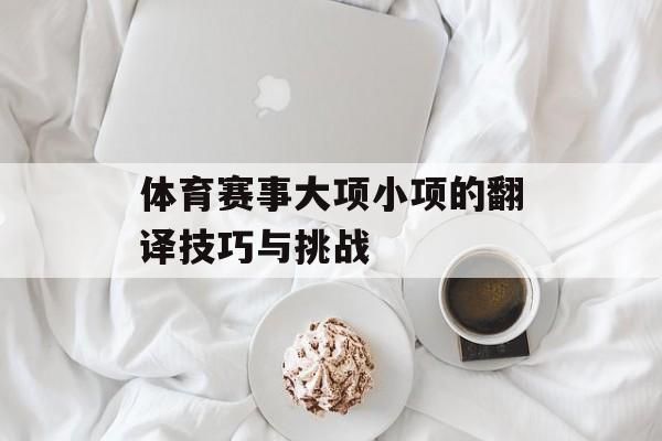 体育赛事大项小项的翻译技巧与挑战 体育赛事大项小项的翻译技巧与挑战