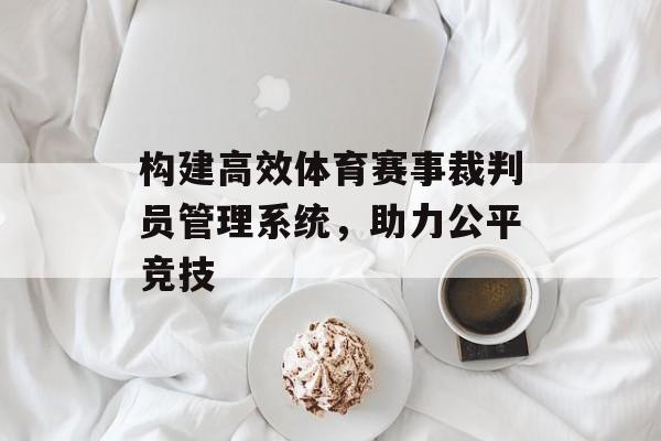 构建高效体育赛事裁判员管理系统，助力公平竞技
