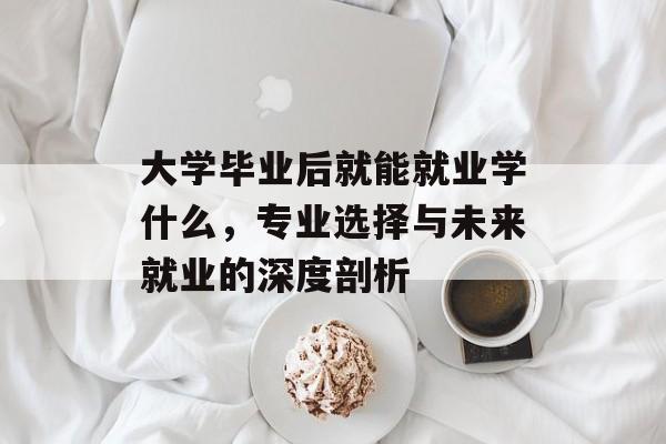大学毕业后就能就业学什么,专业选择与未来就业的深度剖析 大学毕业后就能就业学什么,专业选择与未来就业的深度剖析